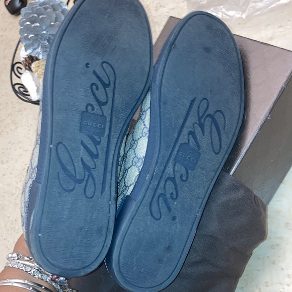 AUTHENTIC GUCCI FNOZO GG SOFT TEK SNEAKERS SIZE -11 MENS - Picture 7 of 12